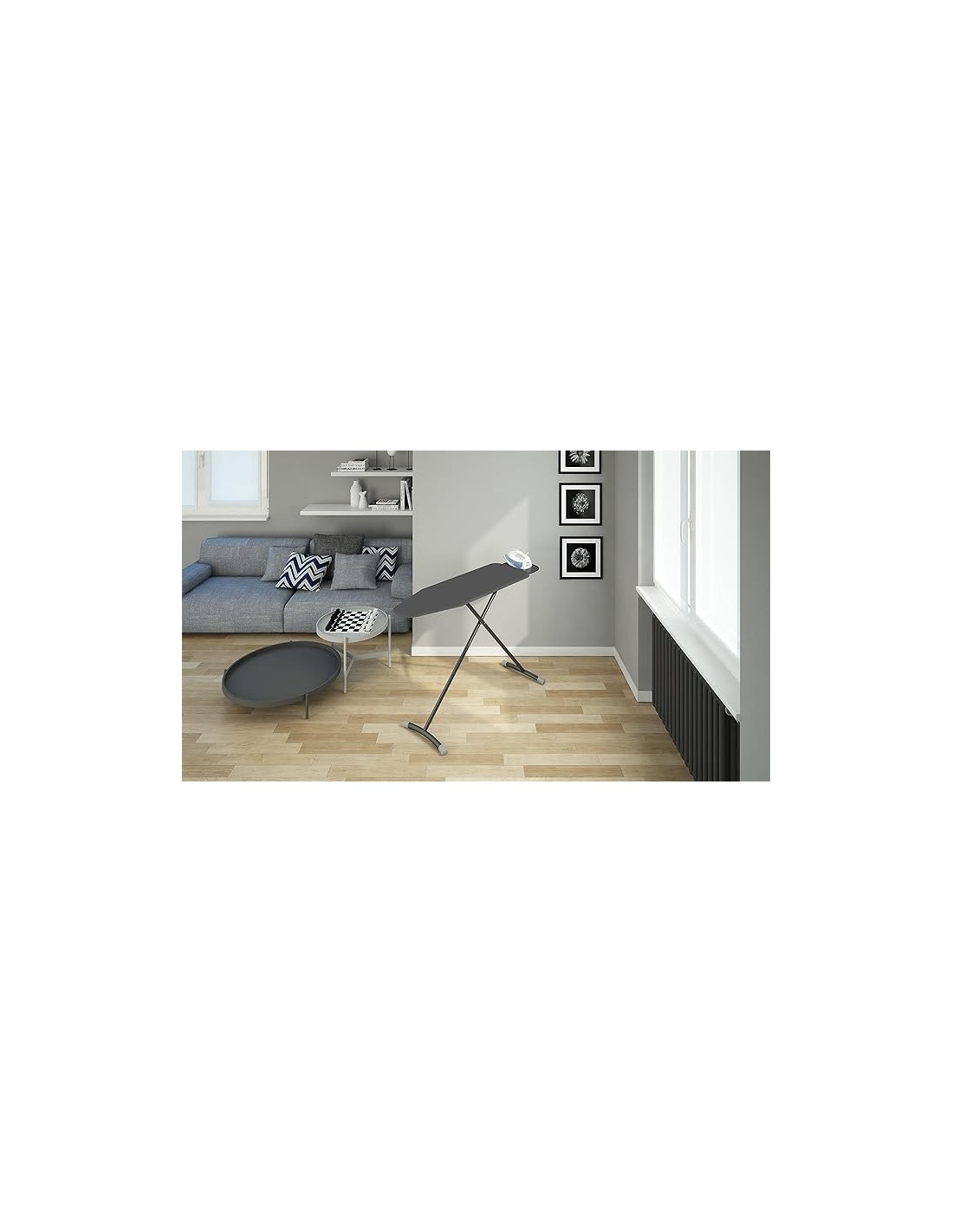 ASSE STIRO: vendita online Asse da stiro Flamingo, 120x40 cm, regolabile altezza, poggiaferro rinforzato, fodera cotone in of...