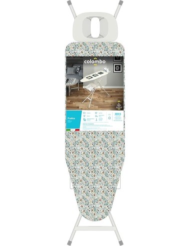 ASSE STIRO: vendita online Colombo asse da stiro Pratica, 120x40 cm, cotone biologico, poggiaferro rinforzato, regolabile in ...