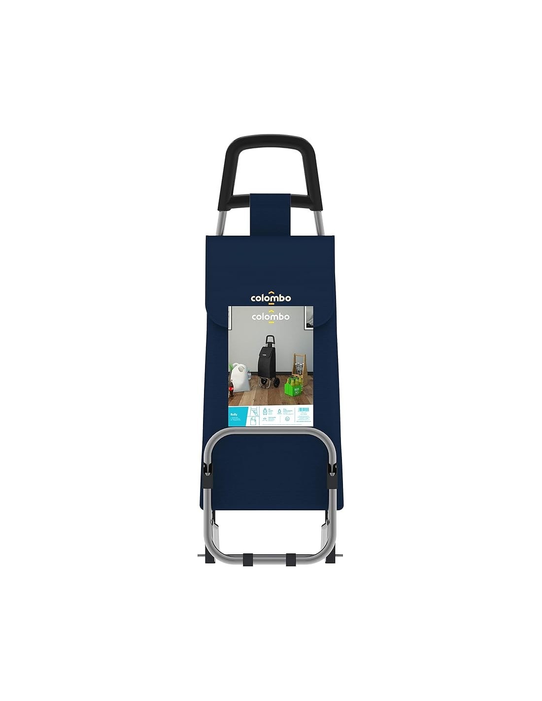CARRELLI SPESA: vendita online Colombo ROLLY carrello porta spesa, acciaio, blu, sacca impermeabile, 40 litri, 25 kg in offerta