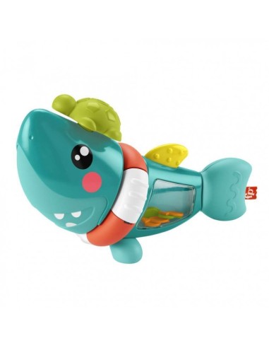 Fisher‑Price Squalo Multiattività, HJP01, Activity Shark, età 6 m+, no batterie richieste