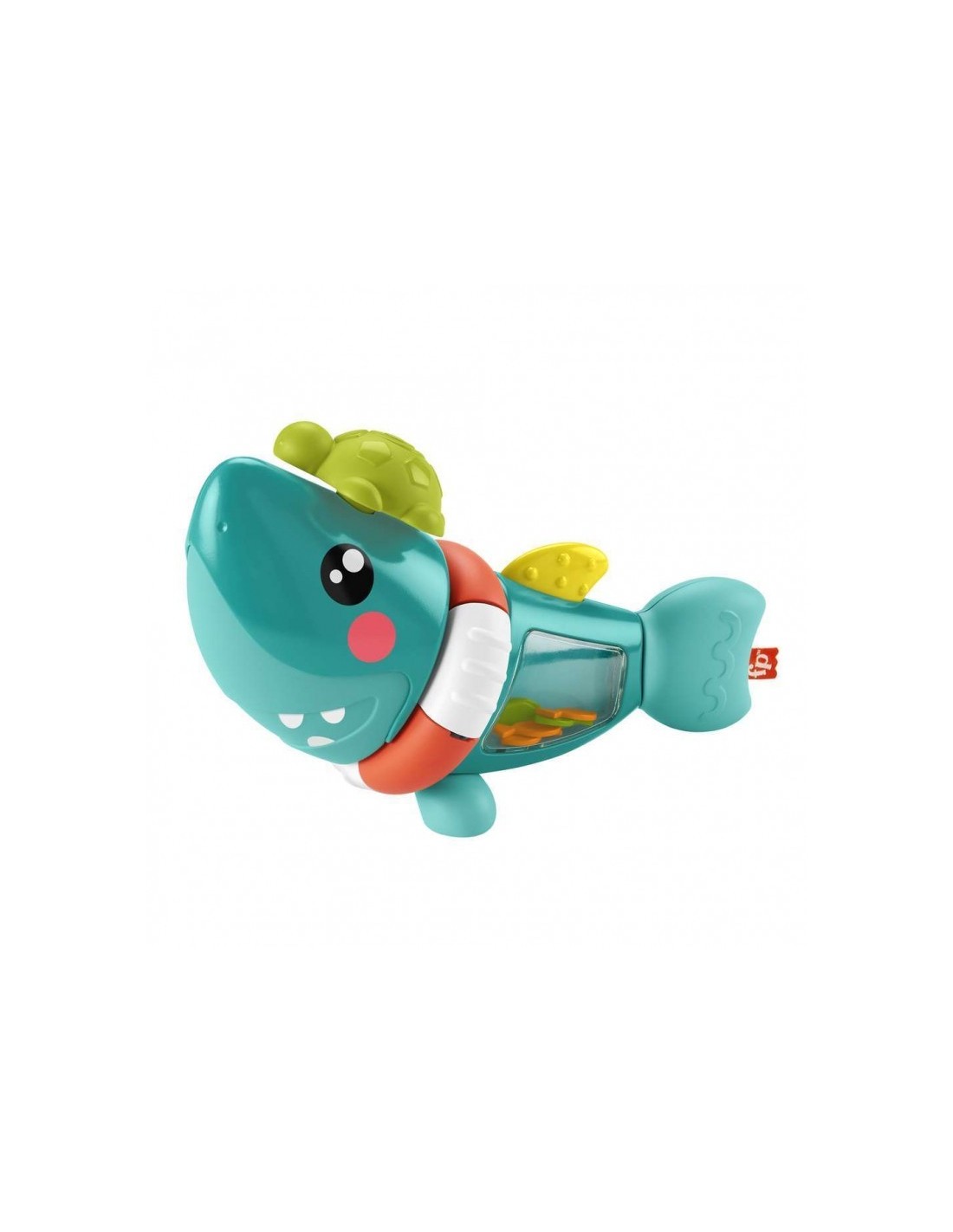 Fisher‑Price Squalo Multiattività, HJP01, Activity Shark, età 6 m+, no batterie richieste