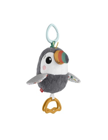 FISHER-PRICE TUCANO VOLA CON ME HNX66 – PELUCHE SENSORIALE PER NEONATI CON SUONI E ALI IN MOVIMENTO