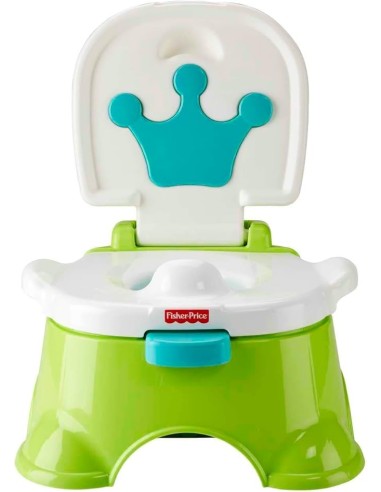 FISHER-PRICE HPY93 VASINO SGABELLINO DEL RE 2-IN-1 CON MUSICA E SCHIENALE