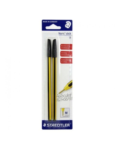 STAEDTLER 2 PENNE NERE NORIS