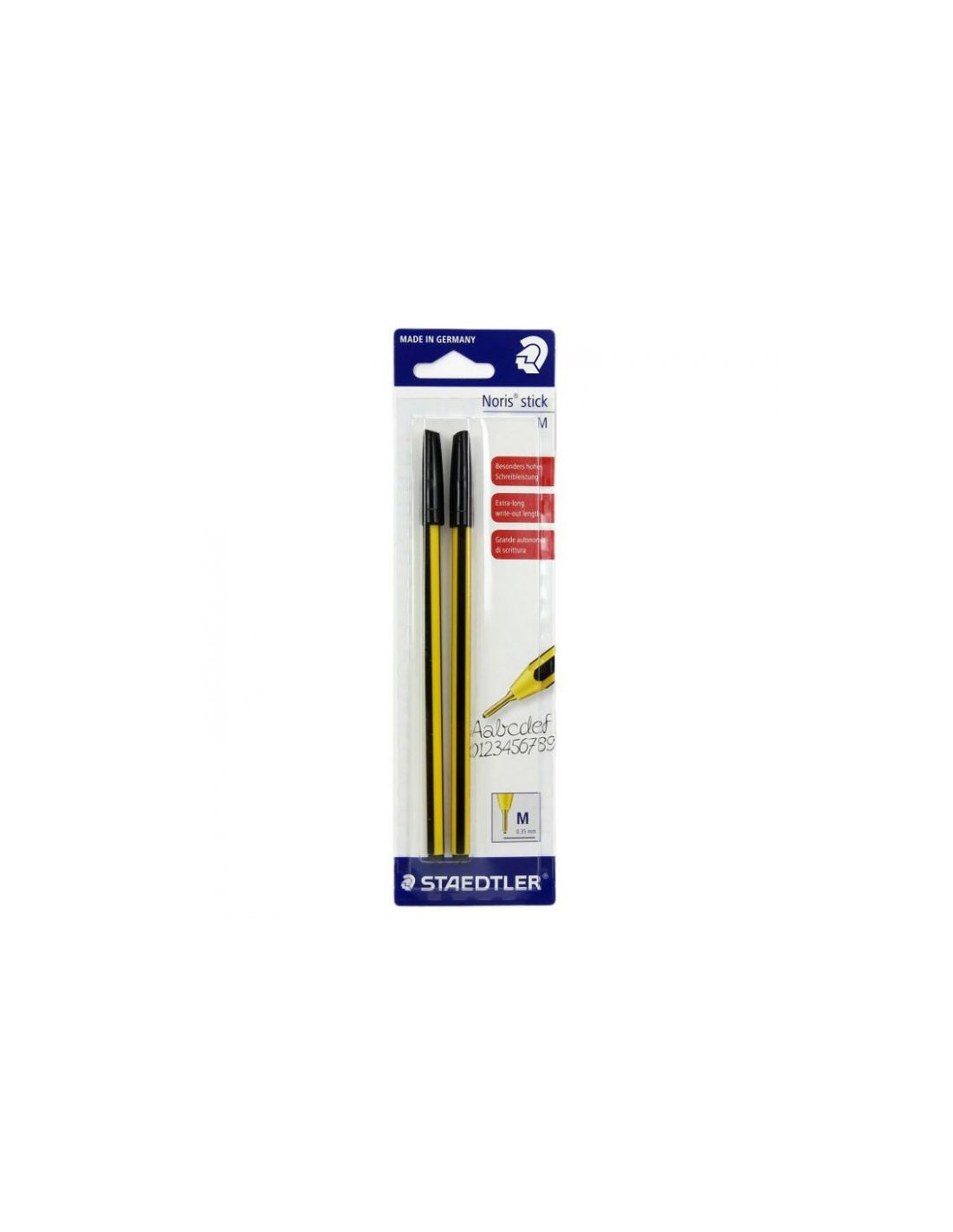 STAEDTLER 2 PENNE NERE NORIS