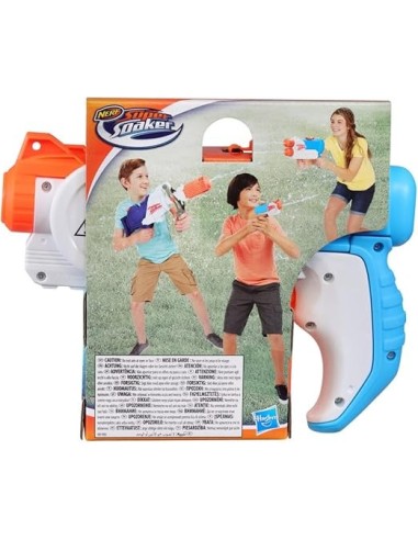 NERF E2769, SUPER SOAKER PIRANHA, PISTOLA AD ACQUA, GIOCATTOLO ESTIVO