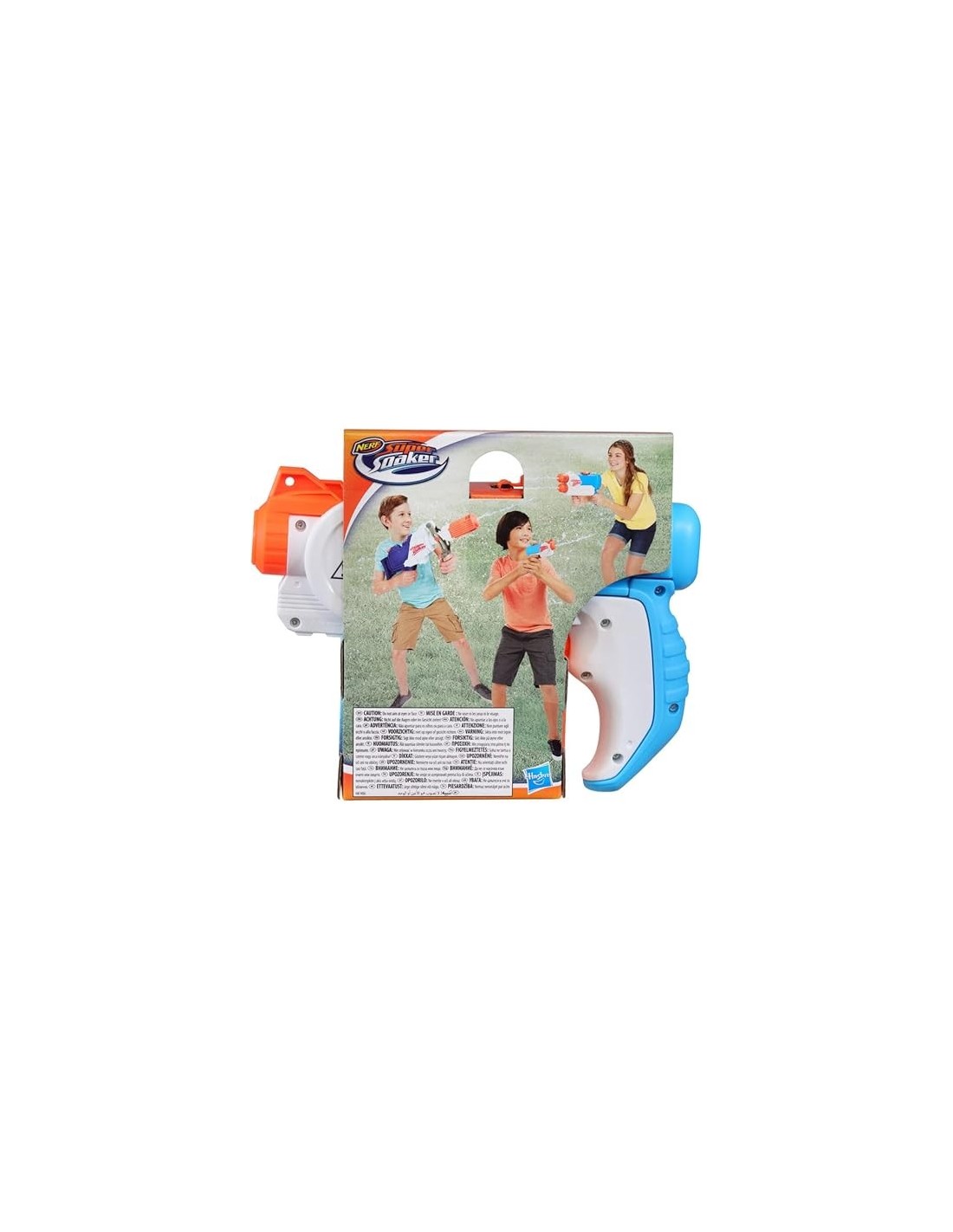 NERF E2769, SUPER SOAKER PIRANHA, PISTOLA AD ACQUA, GIOCATTOLO ESTIVO