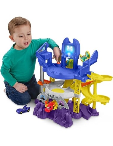 FISHER-PRICE DC BATWHEELS BATCAVERNA, LANCIA E SFRECCIA | Shop in Casa