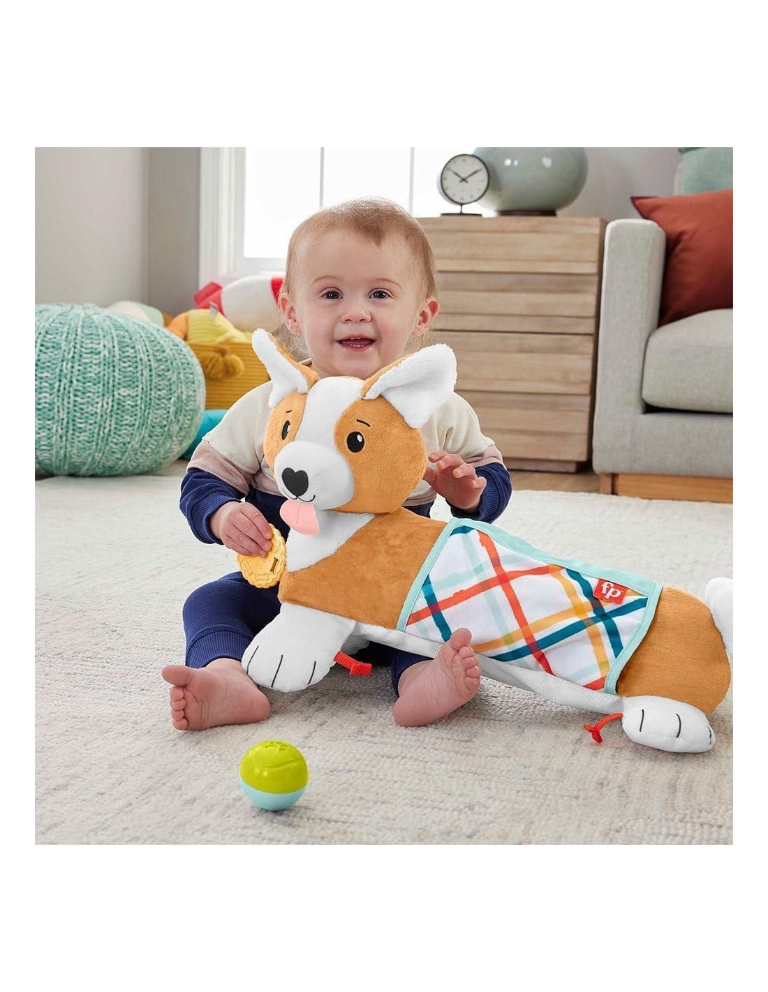 Fisher-Price Cuscino Corgi Tummy Time 3 in 1 | Shop in Casa
