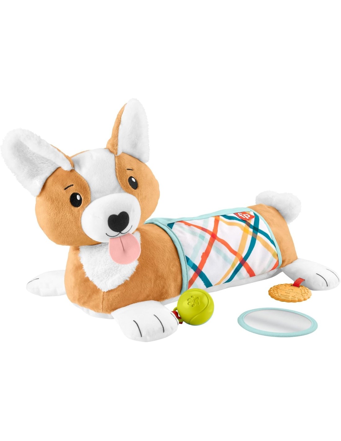 Fisher-Price Cuscino Corgi Tummy Time 3 in 1 | Shop in Casa