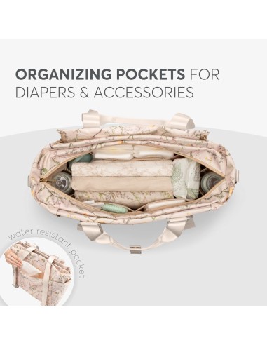 Florence Secret Garden Beige – Borsa mamma multifunzione | shopincasa.it