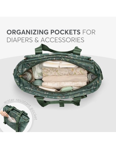 Florence Secret Garden Green – Borsa mamma multifunzione | shopincasa.it