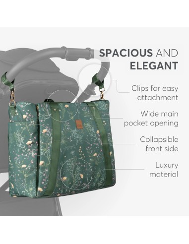 Florence Secret Garden Green – Borsa mamma multifunzione | shopincasa.it