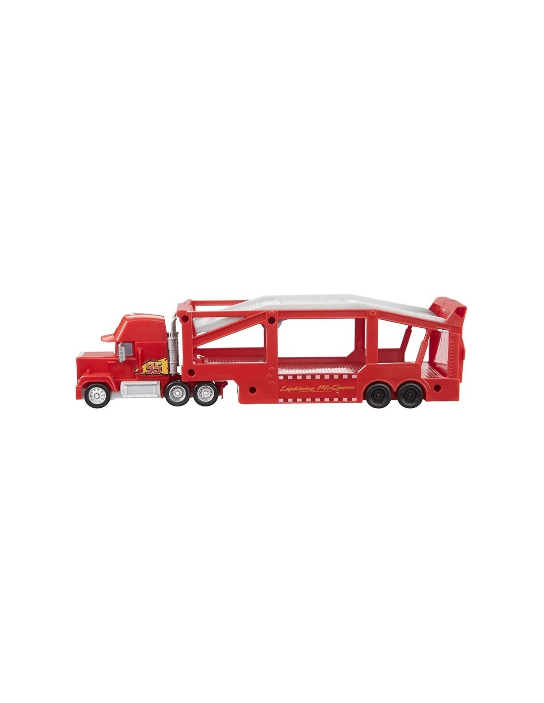CARS, MACK TRASPORTATORE, VEICOLO GIOCATTOLO HDN03, TRASPORTA SAETTA MCQUEEN