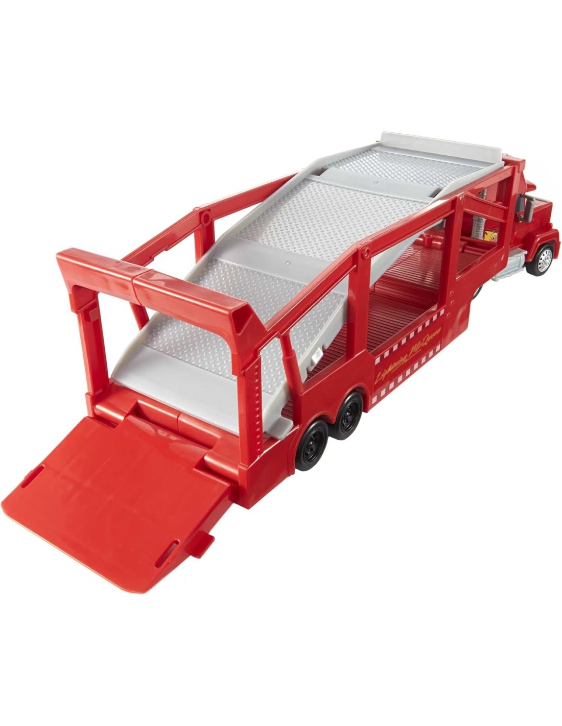 CARS, MACK TRASPORTATORE, VEICOLO GIOCATTOLO HDN03, TRASPORTA SAETTA MCQUEEN