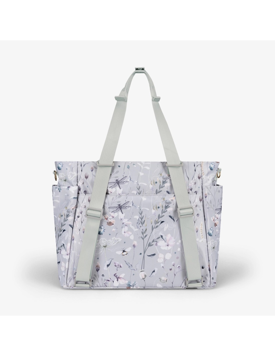 Florence Dreamy Fields Grey – Borsa mamma elegante e completa | shopincasa.it