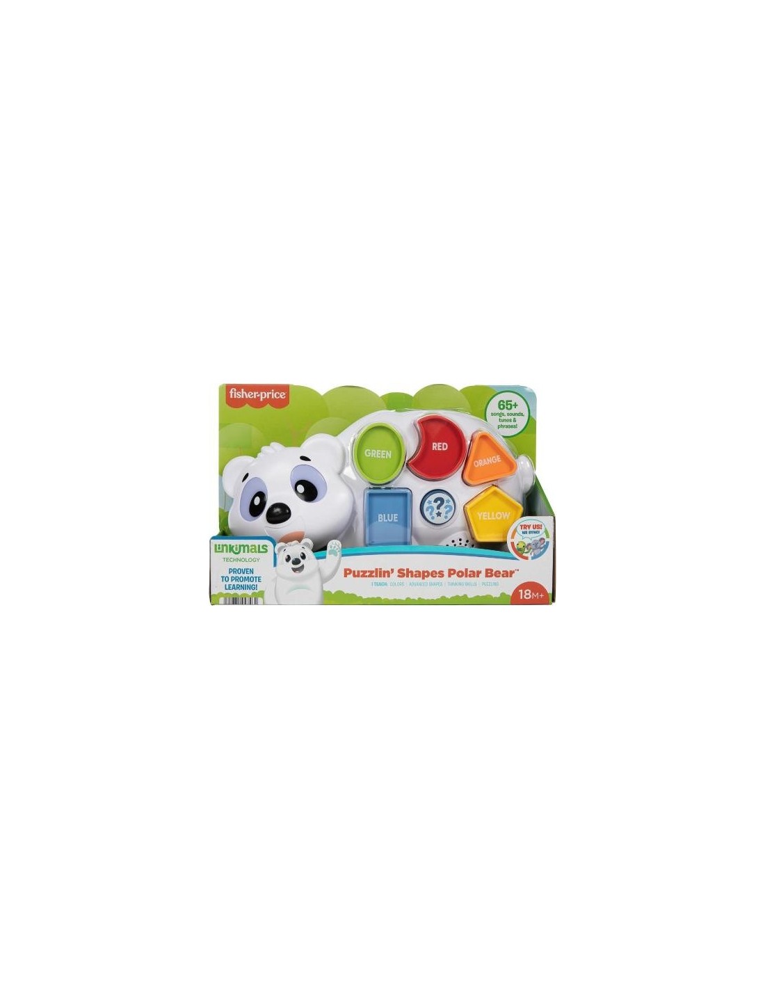 FISHER-PRICE, FABIETTO ORSETTO, FORME E COLORI, GIOCATTOLO EDUCATIVO, HRB80