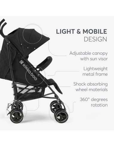 Beetle Grey – Passeggino leggero e maneggevole | shopincasa.it