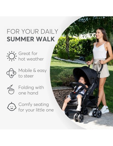 Beetle Grey – Passeggino leggero e maneggevole | shopincasa.it