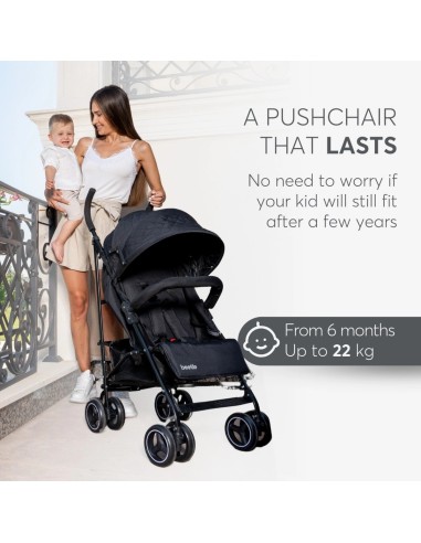 Beetle Grey – Passeggino leggero e maneggevole | shopincasa.it
