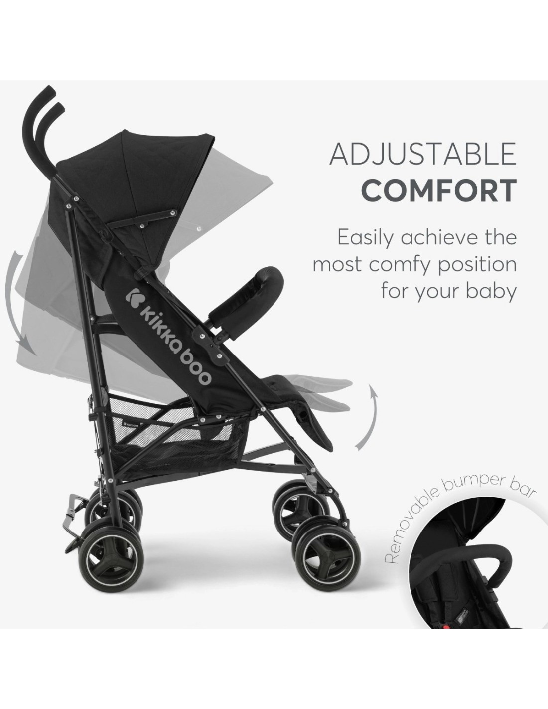 Beetle Grey – Passeggino leggero e maneggevole | shopincasa.it