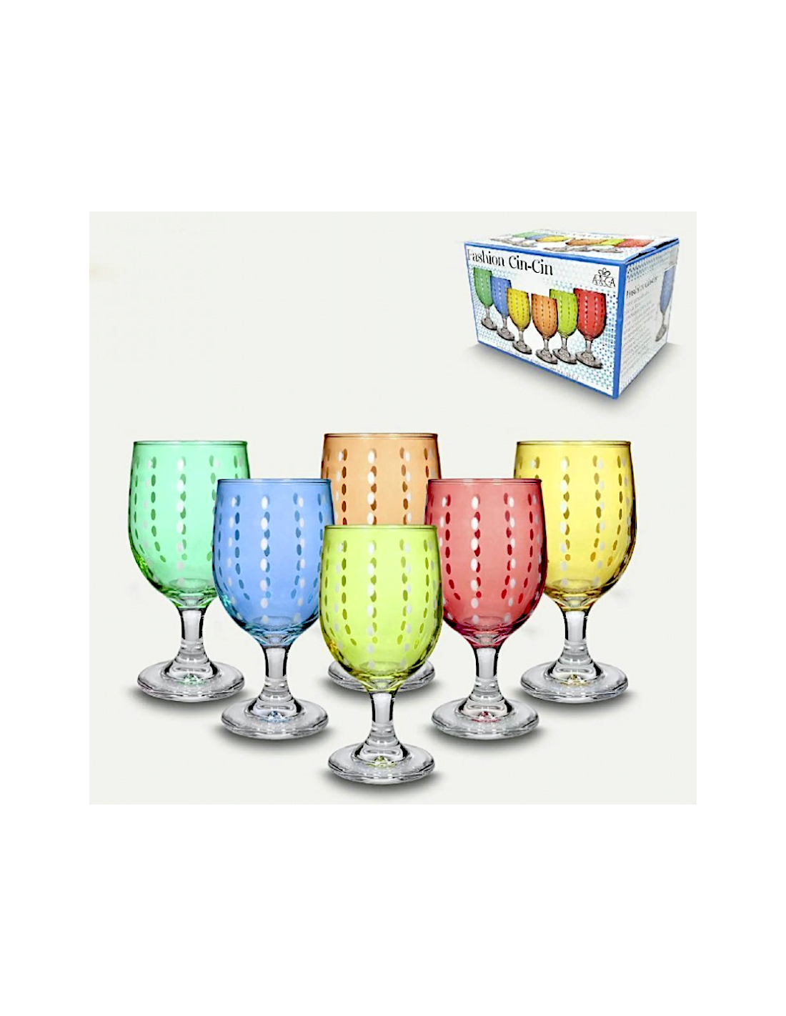 FASHION CIN-CIN CONF 6 CALICI 33CL MULTICOLOR
