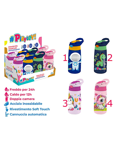 borraccia termica playtoy 400ml bambini shopincasa.it