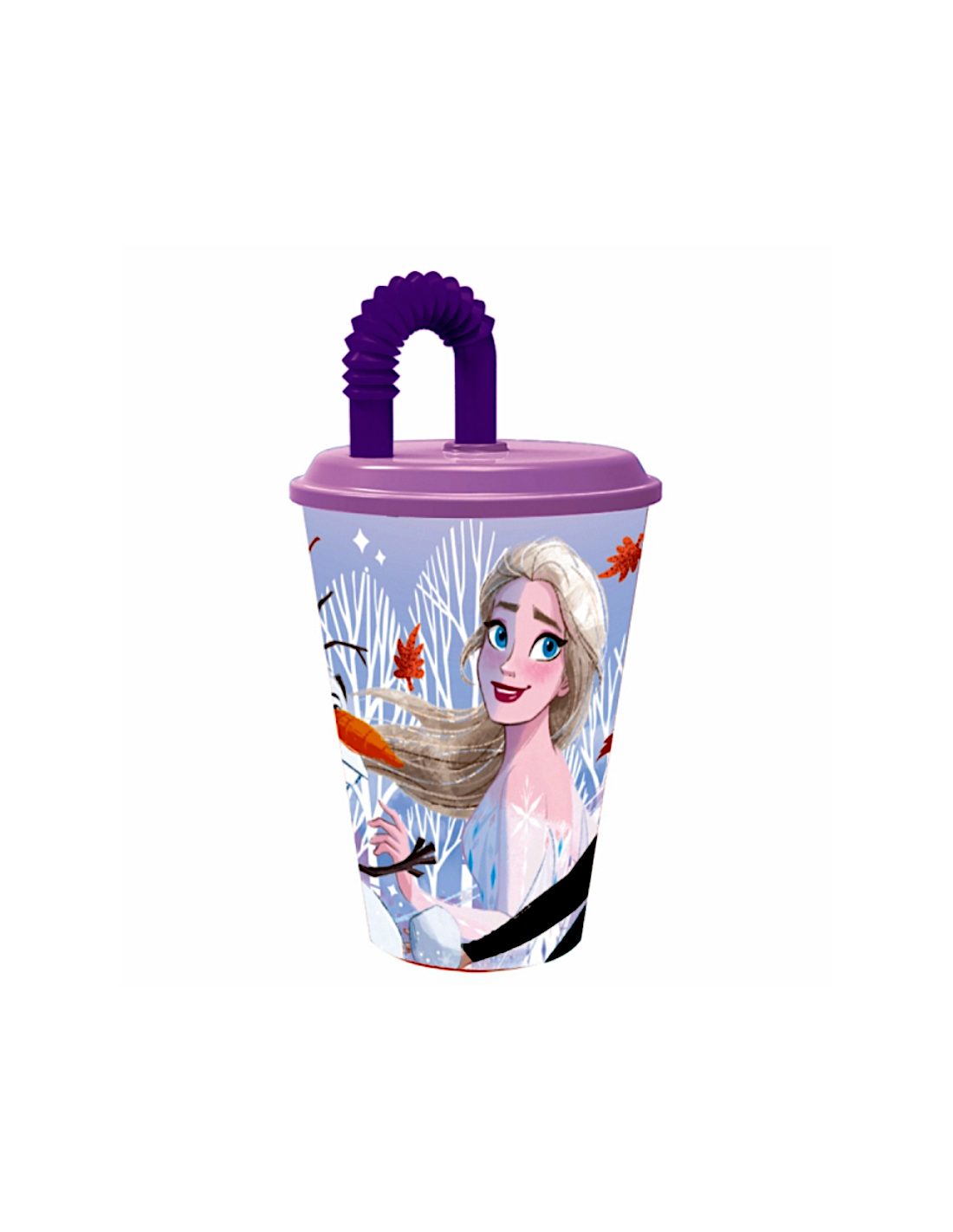 Bicchiere Frozen 430ml con Cannuccia per Bambini | Shop in Casa