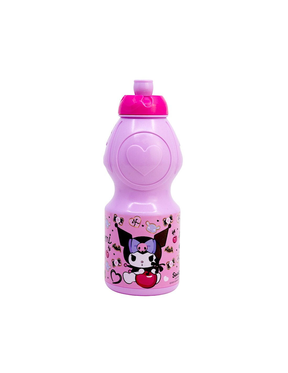 borraccia kuromi 400ml rosa per bambini shopincasa.it