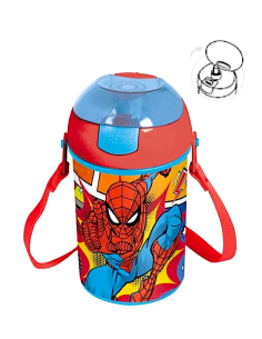 SPIDERMAN BORRACCIA POP-UP 450ML CON TRACOLLA