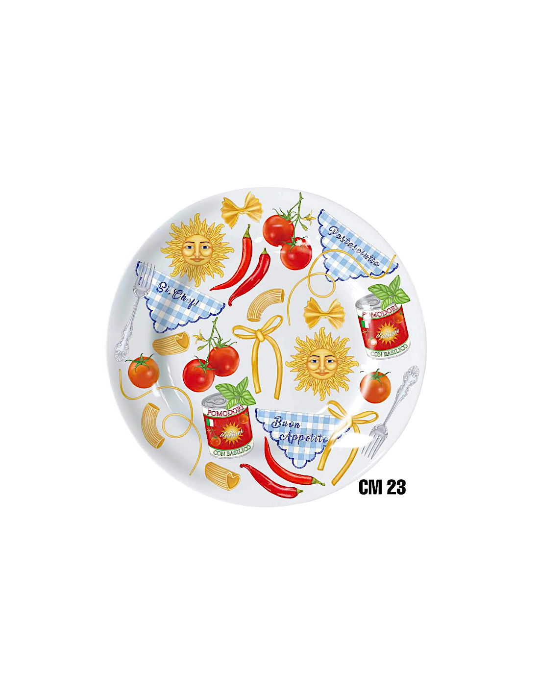 CHEF PIATTO PIANO 23CM