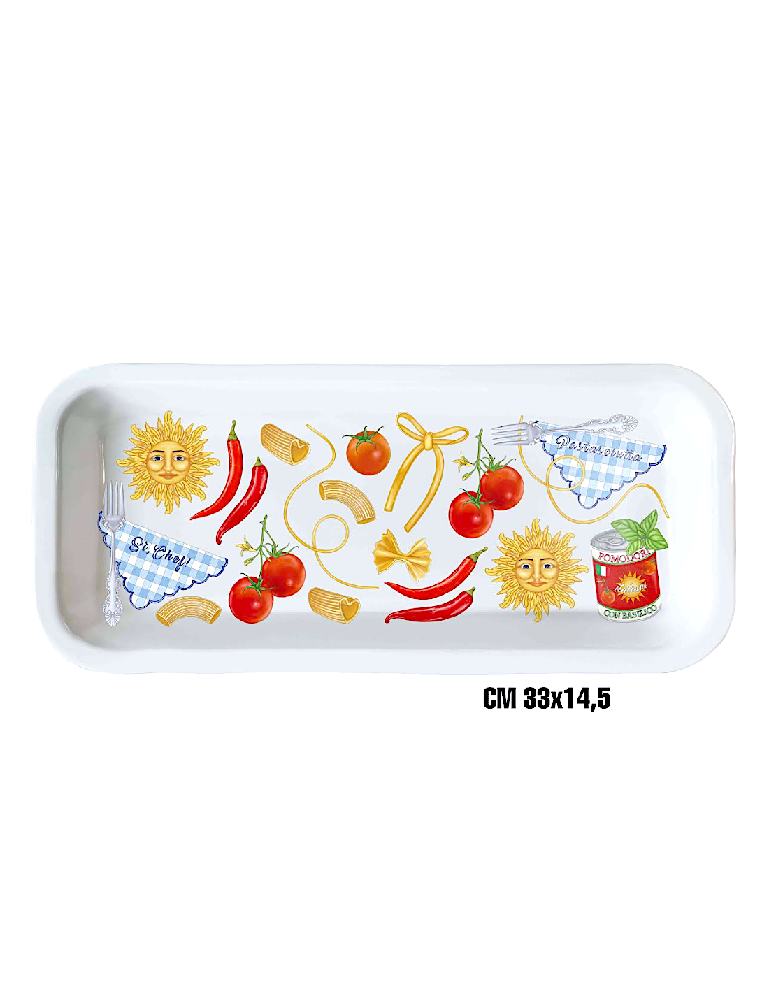 CHEF VASSOIO RETTANGOLARE 33X14,5CM