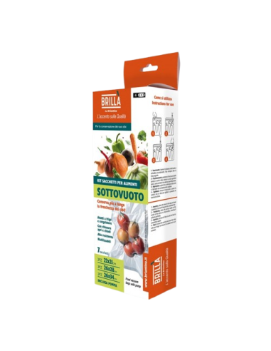 ACCESSORI VARI: vendita online CONF 7 SACCHETTI KIT SOTTOVUOTO 3 DIMENSIONI in offerta