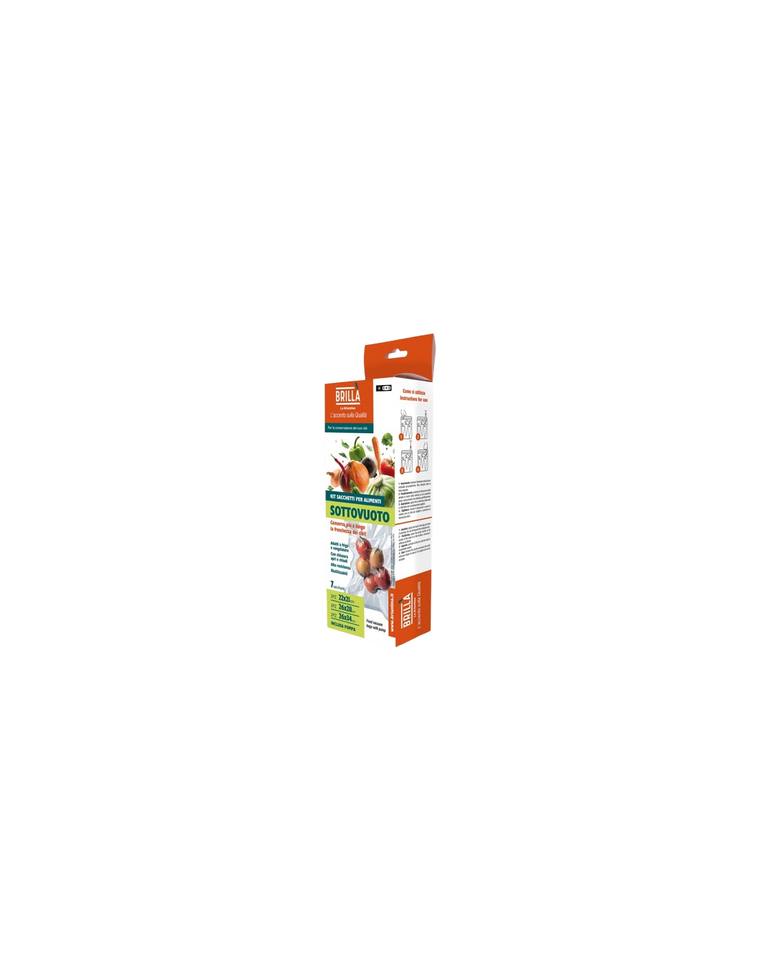 ACCESSORI VARI: vendita online CONF 7 SACCHETTI KIT SOTTOVUOTO 3 DIMENSIONI in offerta