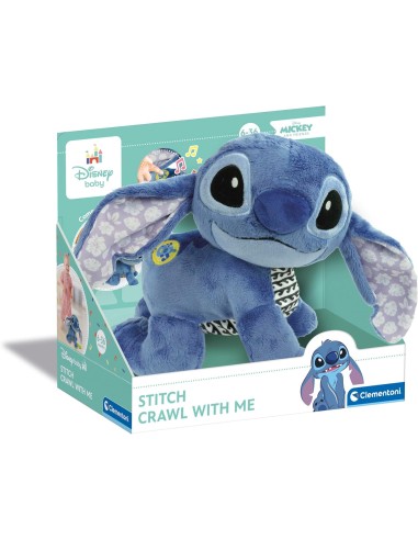 INFANZIA: vendita online Peluche Interattivo Disney Baby Stitch Gattona con Me – Gioco Educativo 6-36 Mesi in offerta