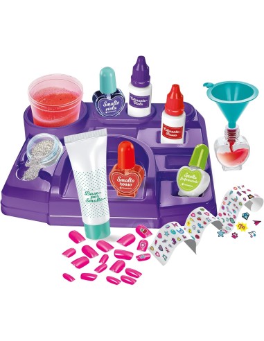 GIOCHI GIRL: vendita online Laboratorio Smalti e Nail Art Clementoni Kit Scientifico Unghie Personalizzate Bambine 8+ in offerta