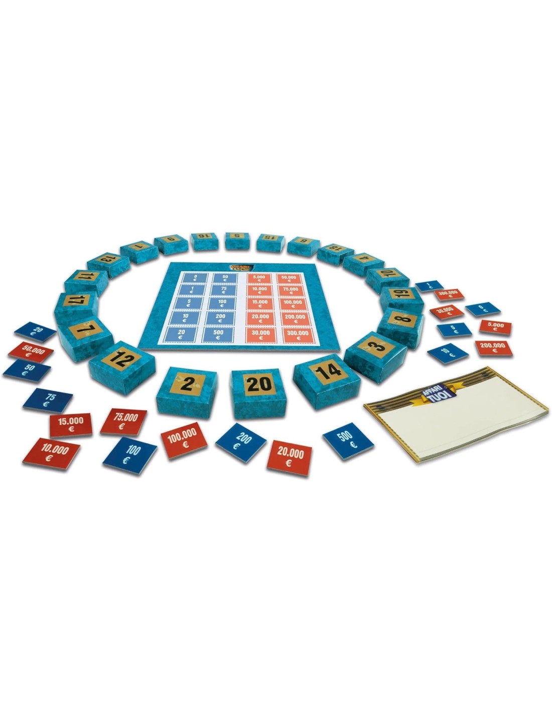 GIOCHI DI SOCIETA'E PUZZLE: vendita online Affari tuoi Pocket Clementoni – Gioco da tavolo tascabile 8+ anni con 20 pacchi e ...