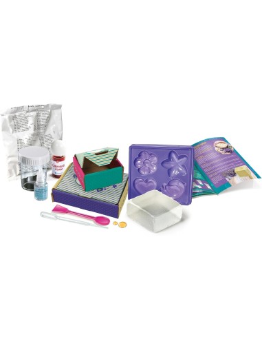 PRESCOLARI: vendita online Laboratorio Cosmetico Clementoni per Bambine – Crea Saponette Profumate e Colorate dai 8 Anni in o...