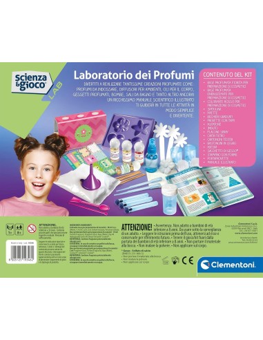 GIOCHI GIRL: vendita online Clementoni Scienza e Gioco – Laboratorio dei Profumi con Essenze Naturali dai 8 Anni in offerta