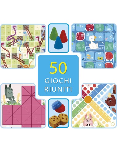 GIOCO 12941 50 GIOCHI RIUNITI su Shop in Casa