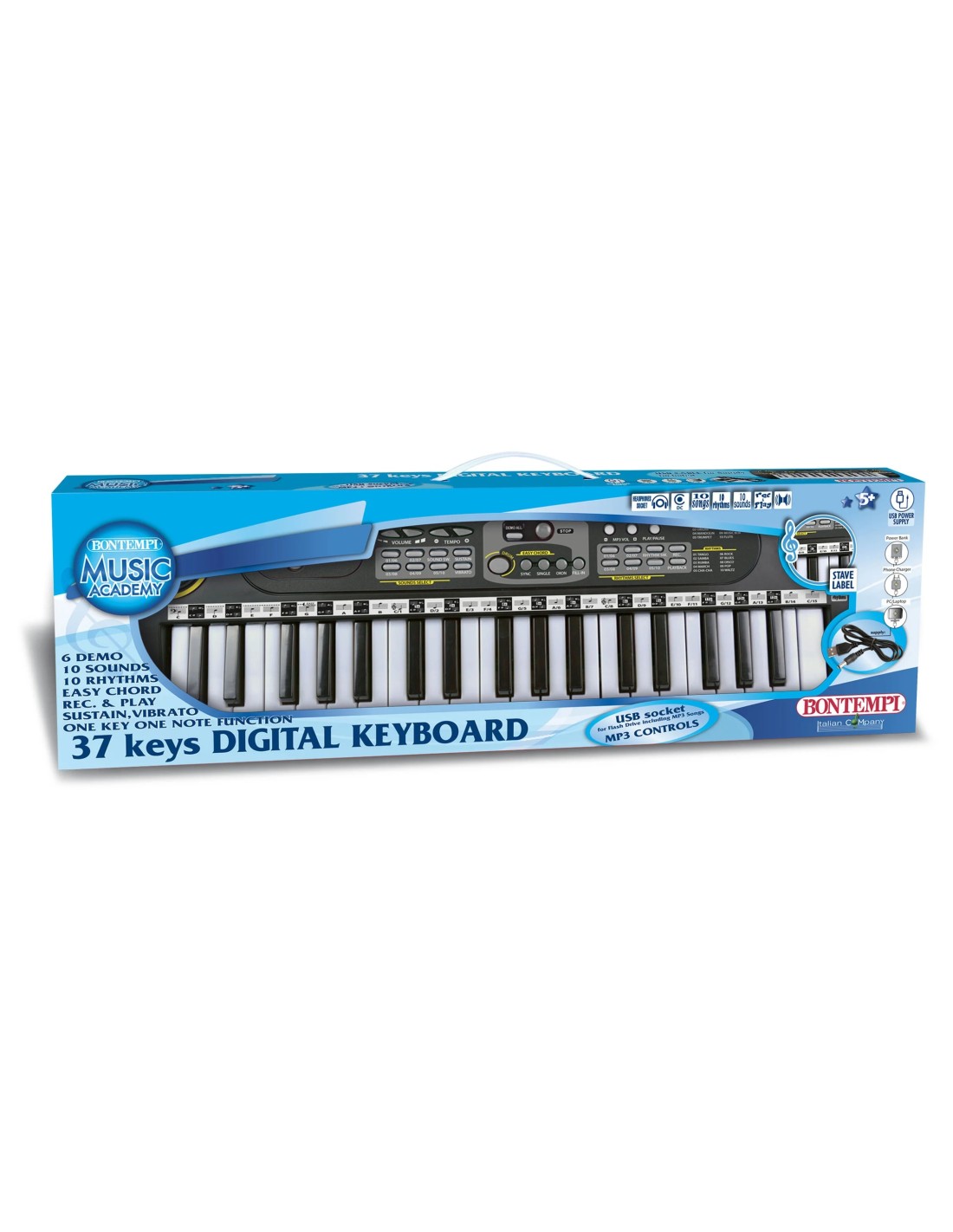 MUSICALI: vendita online TASTIERA 153780 37 TASTI C/ADATTATORE in offerta