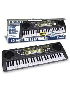 MUSICALI: vendita online Tastiera Digitale Bontempi 49 Tasti con Funzioni Didattiche, USB e 100 Suoni in offerta
