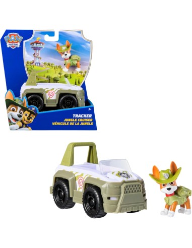 GIOCATTOLO PUBBLICIZZATO: vendita online Paw Patrol Jungle Cruiser con Tracker in Plastica Riciclata per Bambini 3+ in offerta