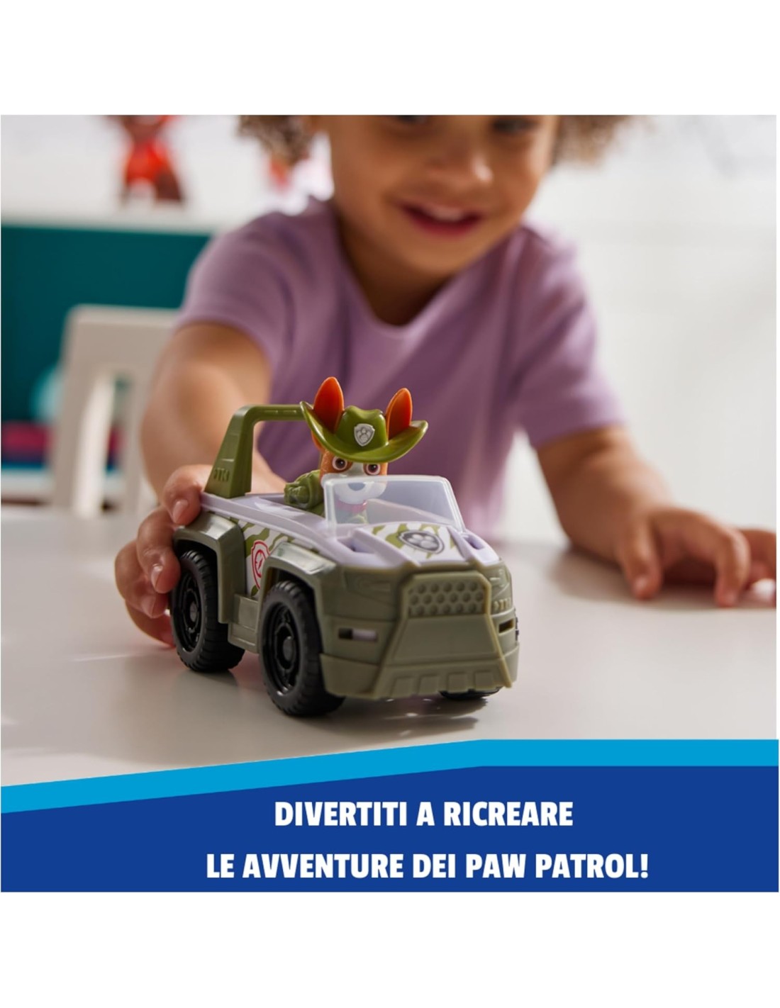 GIOCATTOLO PUBBLICIZZATO: vendita online Paw Patrol Jungle Cruiser con Tracker in Plastica Riciclata per Bambini 3+ in offerta