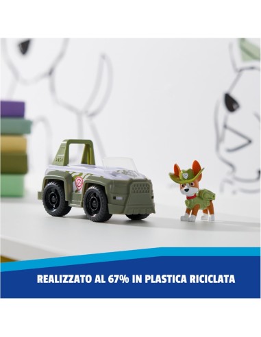 GIOCATTOLO PUBBLICIZZATO: vendita online Paw Patrol Jungle Cruiser con Tracker in Plastica Riciclata per Bambini 3+ in offerta
