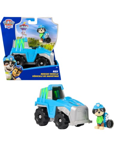 GIOCATTOLO PUBBLICIZZATO: vendita online PAW Patrol Veicolo con Rex Personaggio Dinosauro in Plastica Riciclata in offerta
