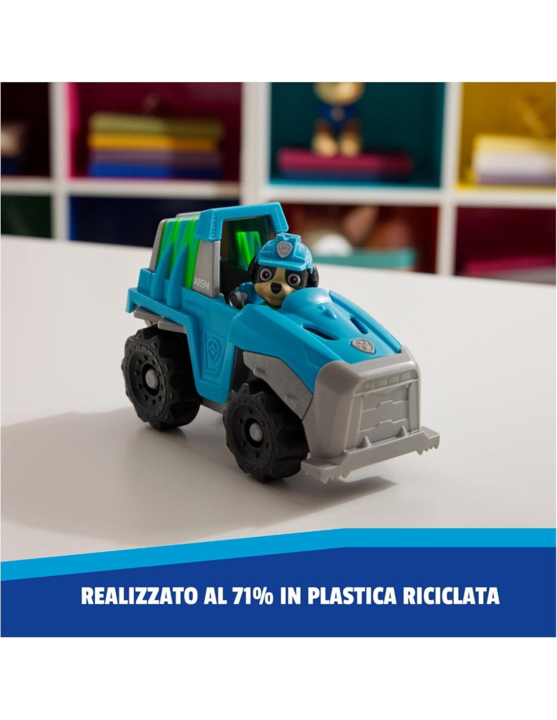 GIOCATTOLO PUBBLICIZZATO: vendita online PAW Patrol Veicolo con Rex Personaggio Dinosauro in Plastica Riciclata in offerta