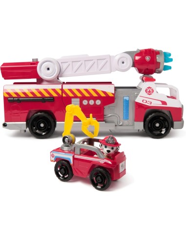 GIOCATTOLO PUBBLICIZZATO: vendita online PAW Patrol Camion dei Pompieri Caricamento Rapido con Marshall, Suoni, Luci e Mini V...