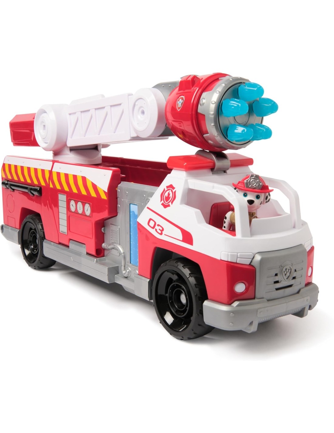 GIOCATTOLO PUBBLICIZZATO: vendita online PAW Patrol Camion dei Pompieri Caricamento Rapido con Marshall, Suoni, Luci e Mini V...