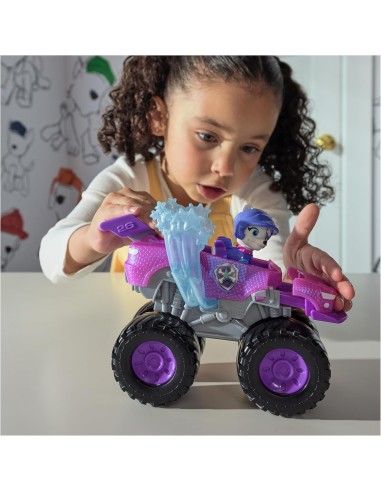 GIOCATTOLO PUBBLICIZZATO: vendita online PAW Patrol Rescue Wheels Monster Truck di Roxi con Ariete Trasformabile e Personaggi...
